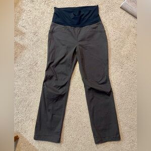 Prana Black Waist Brown Bosun Pants